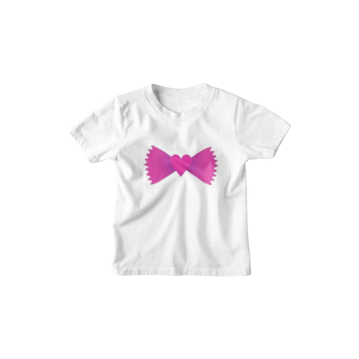 Kinder T-Shirt Herz Schleife