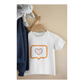 Kinder T-Shirt Herz in Sprechblase