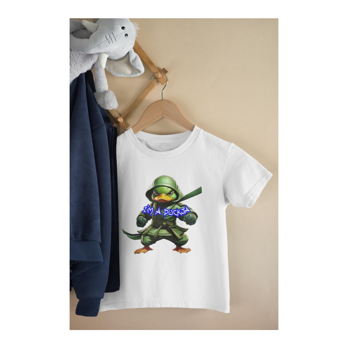 Kinder T-Shirt I am a Duckja