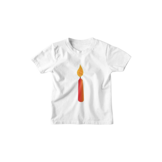 Kinder T-Shirt Kerze