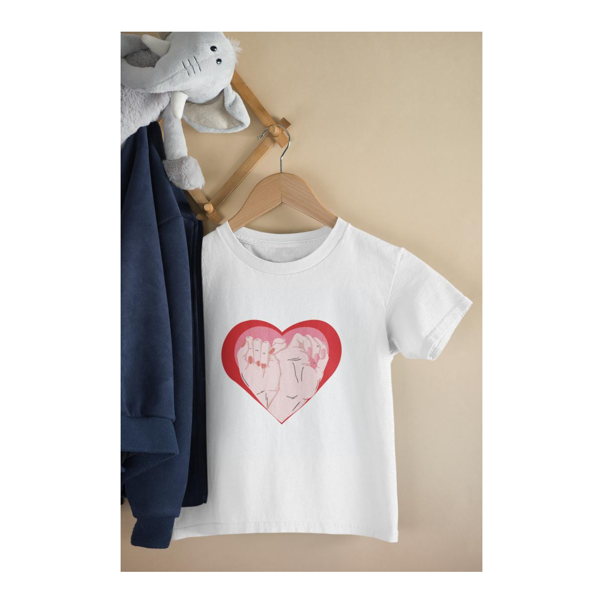 Kinder T-Shirt Love Hands