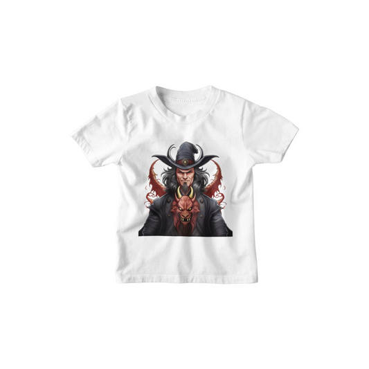 Kinder T-Shirt Magier mit Demon
