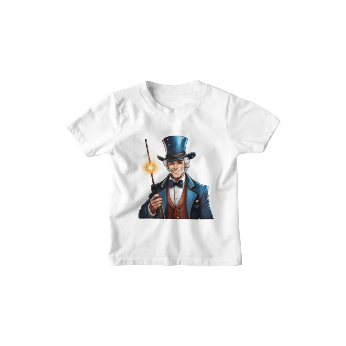 Kinder T-Shirt Magier mit Stab