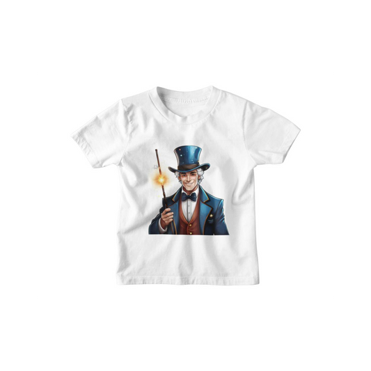 Kinder T-Shirt Magier mit Stab