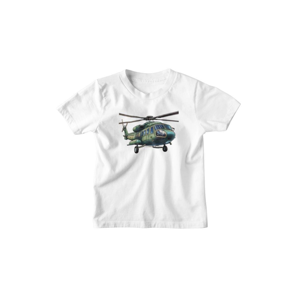 Kinder T-Shirt Militär Helikopter