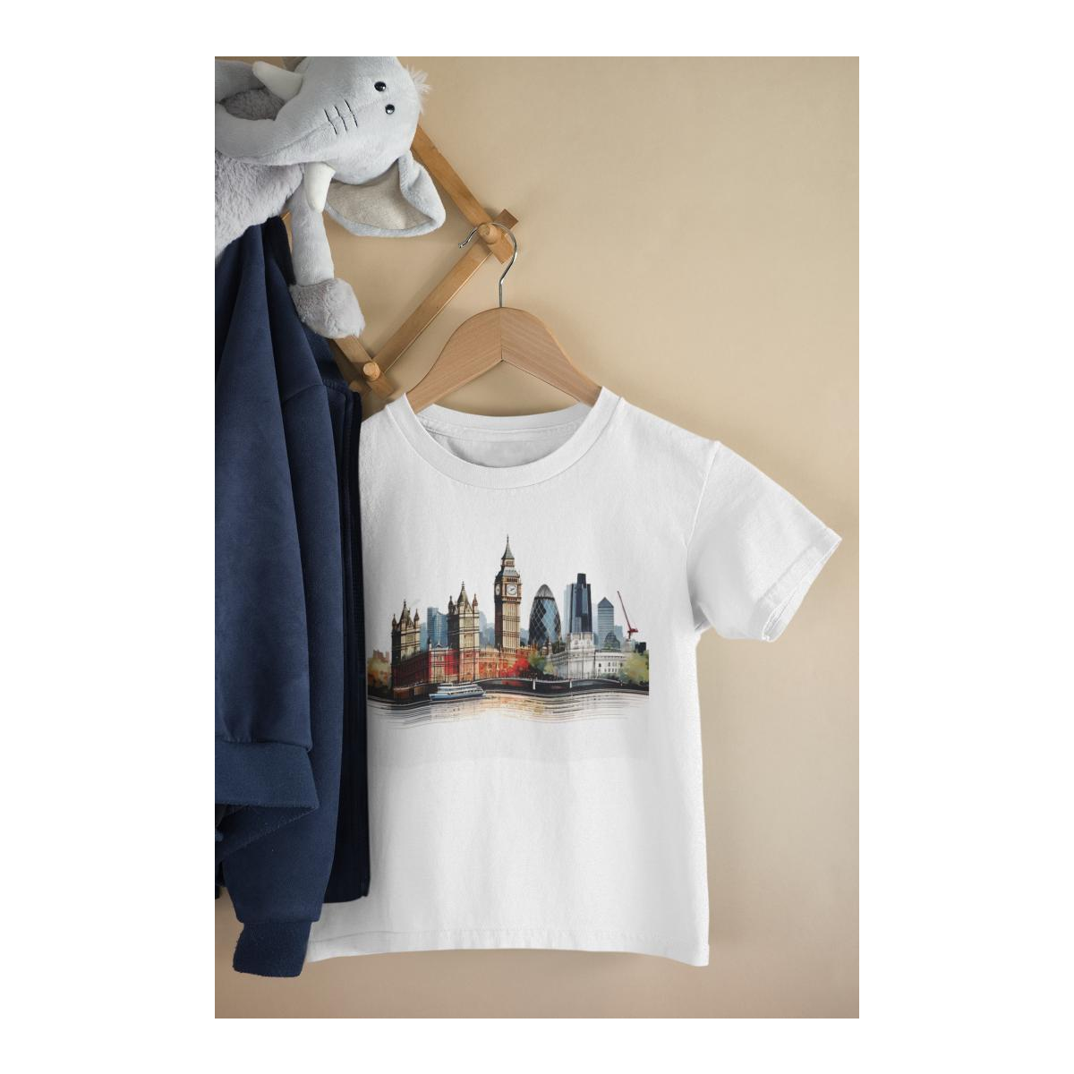 Kinder T-Shirt Moderne Skyline der Stadt 10