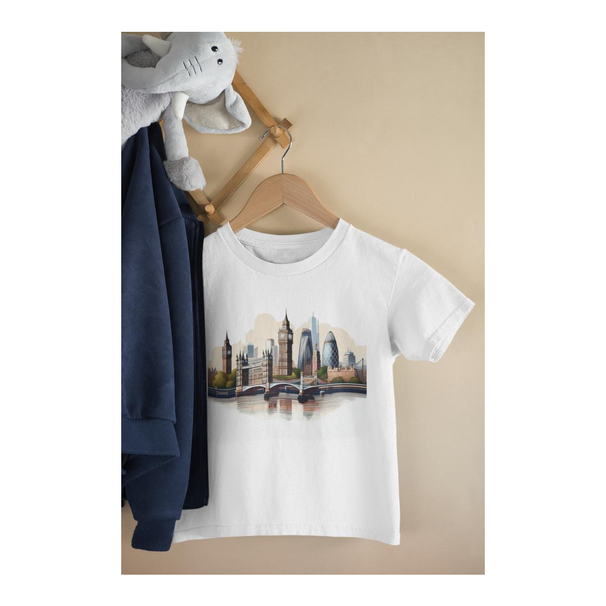 Kinder T-Shirt Moderne Skyline der Stadt 12