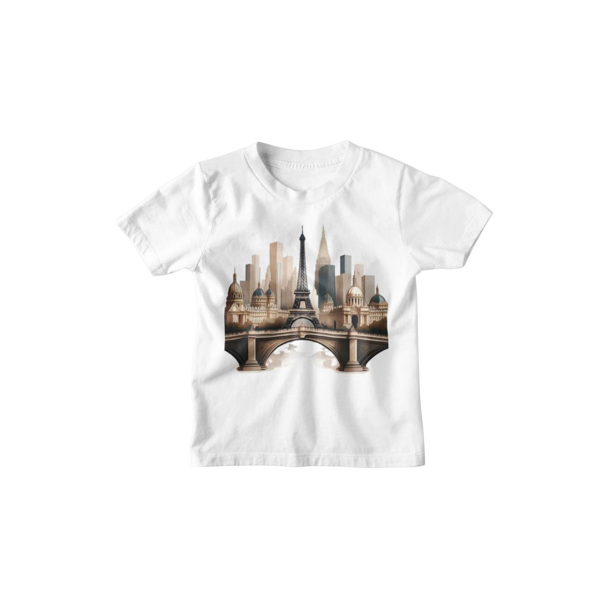 Kinder T-Shirt Moderne Skyline der Stadt 15