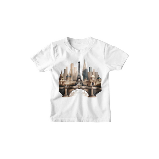 Kinder T-Shirt Moderne Skyline der Stadt 15