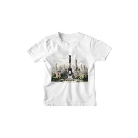 Kinder T-Shirt Moderne Skyline der Stadt 16