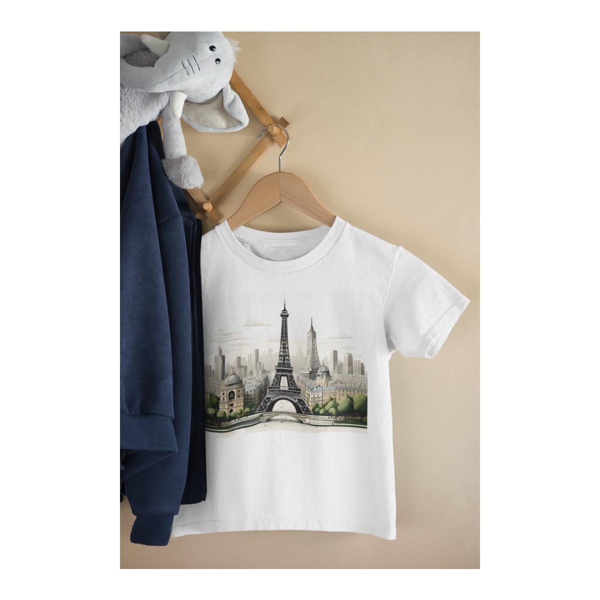 Kinder T-Shirt Moderne Skyline der Stadt 16