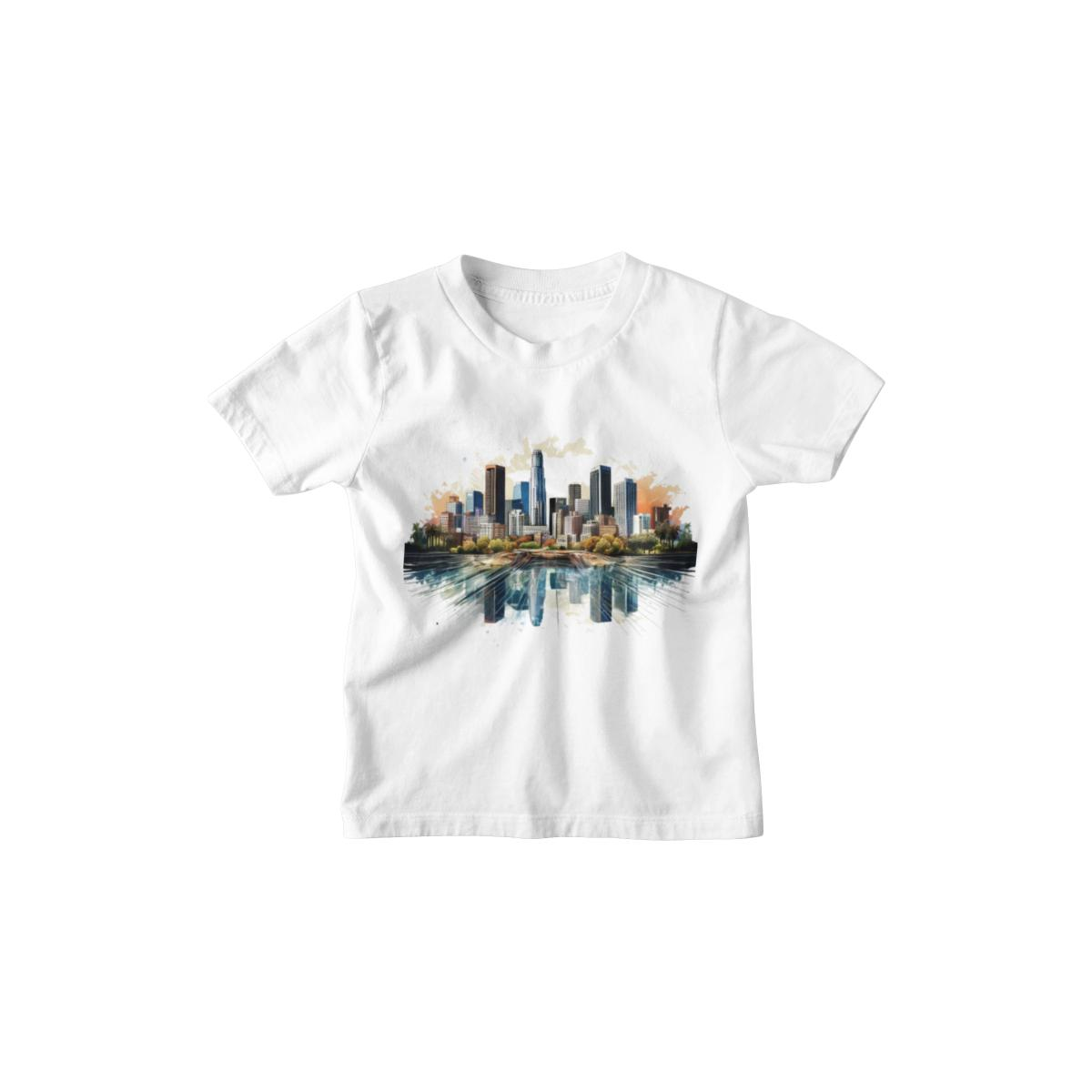 Kinder T-Shirt Moderne Skyline der Stadt 3