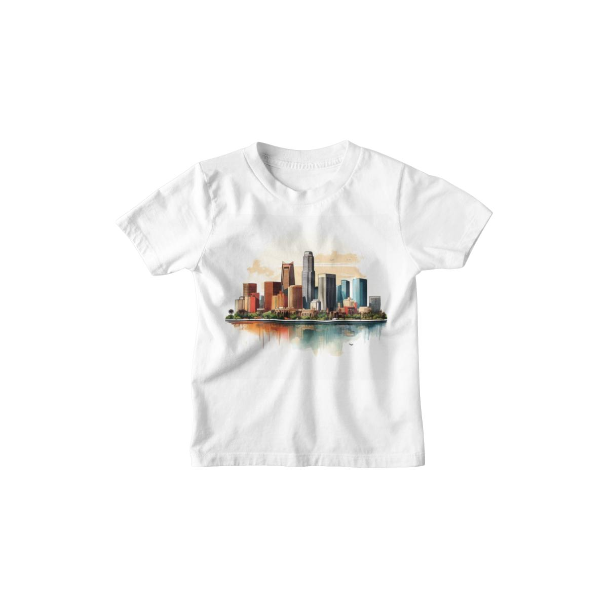Kinder T-Shirt Moderne Skyline der Stadt 4
