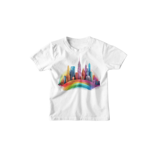 Kinder T-Shirt Moderne Skyline der Stadt 6