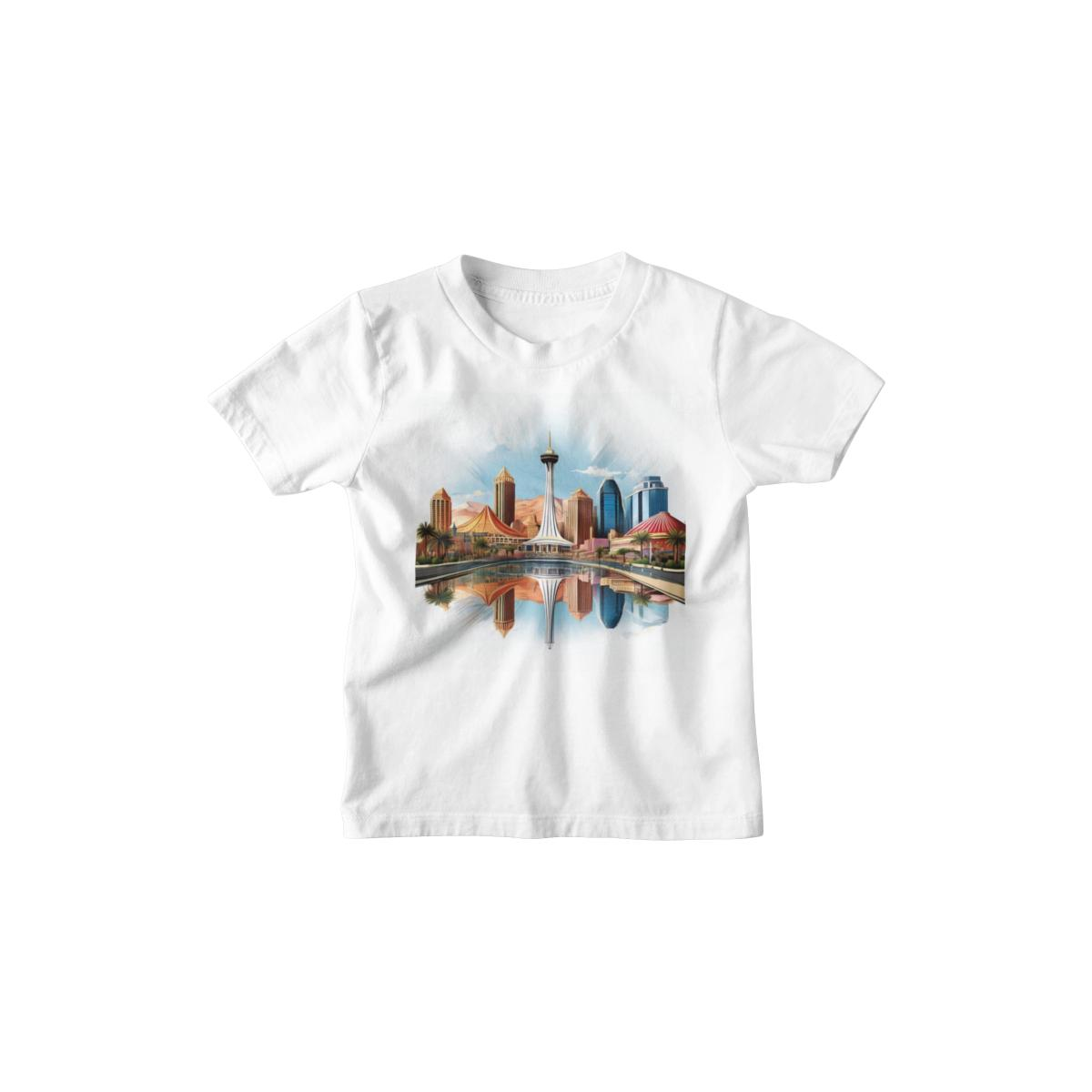 Kinder T-Shirt Moderne Skyline der Stadt 9