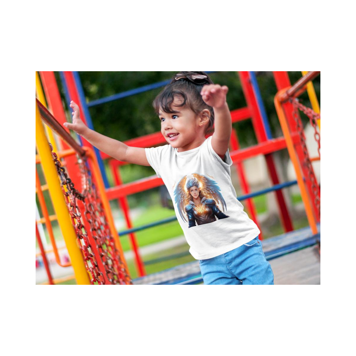 Kinder T-Shirt Mythischer Engel