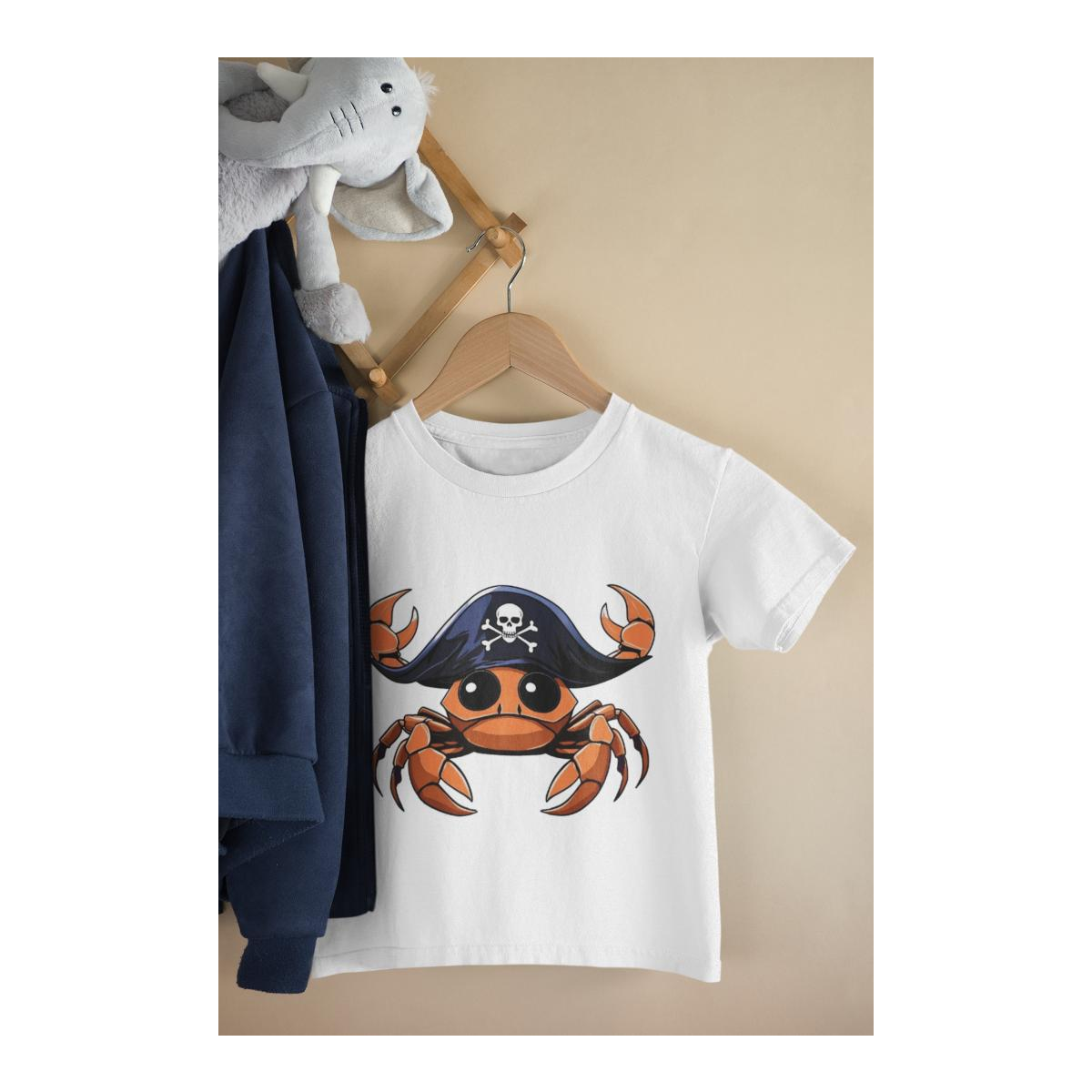 Kinder T-Shirt Pirate Crab
