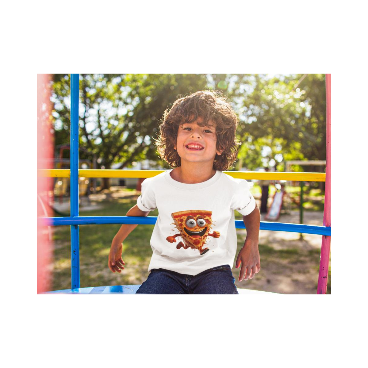 Kinder T-Shirt Pizza Monster