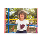 Kinder T-Shirt Qatar Flagge herzform