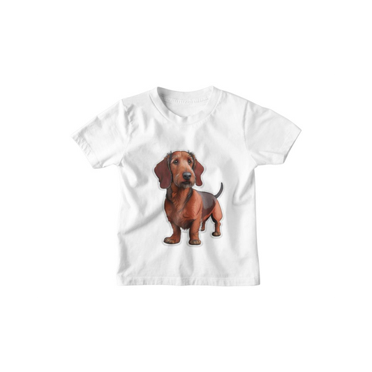 Kinder T-Shirt Rauhaardackel