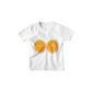 Kinder T-Shirt Realistische Orange