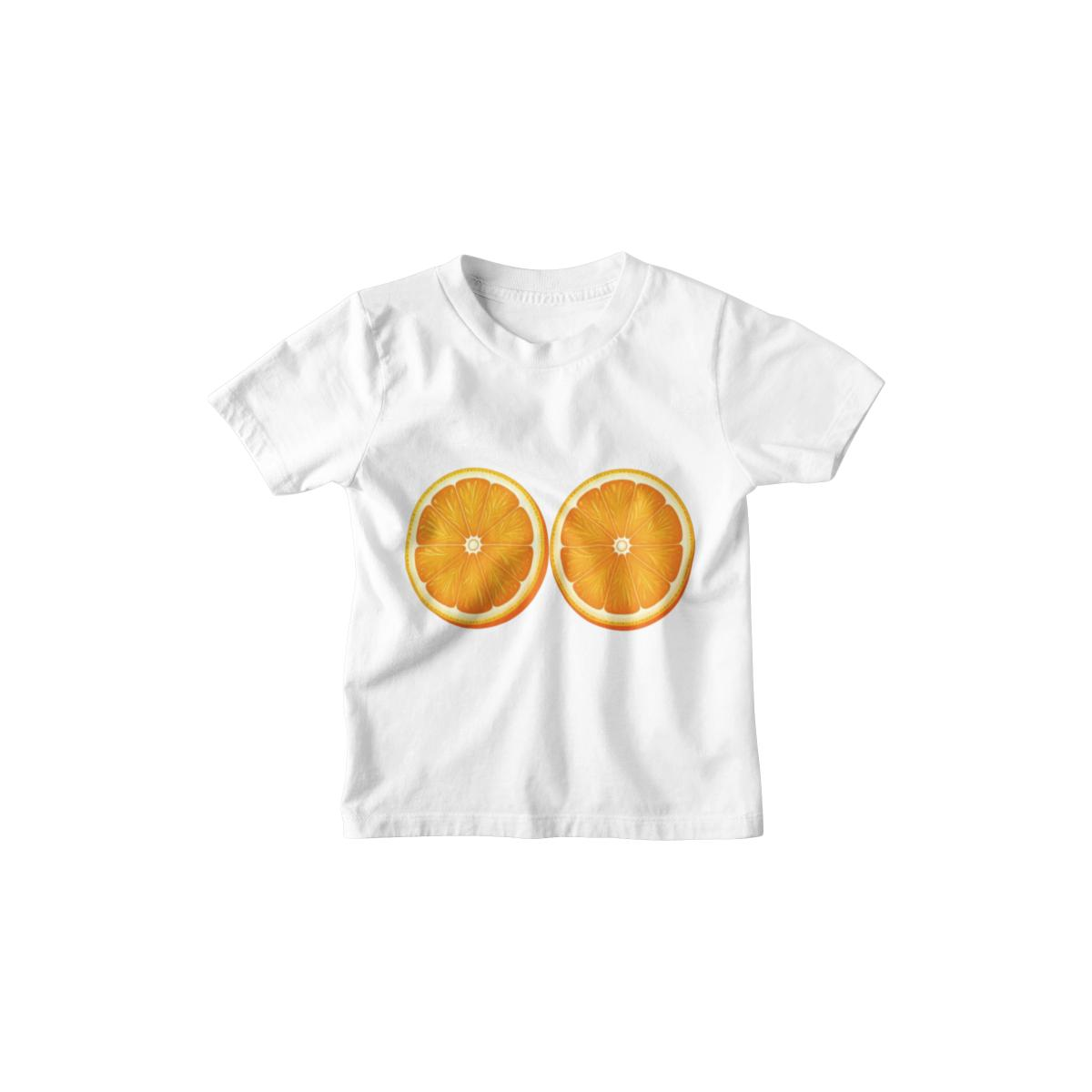 Kinder T-Shirt Realistische Orange
