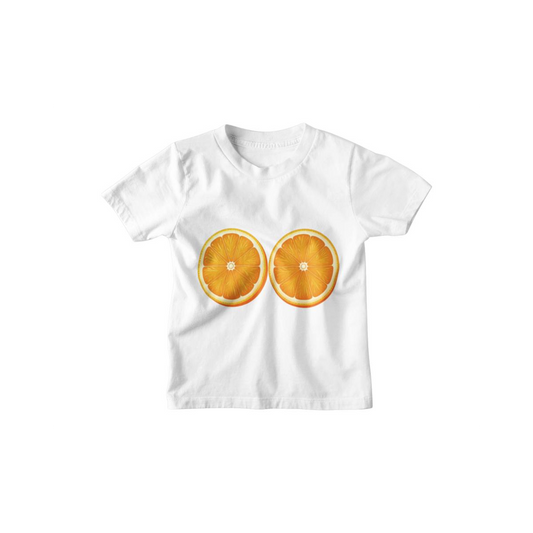 Kinder T-Shirt Realistische Orange