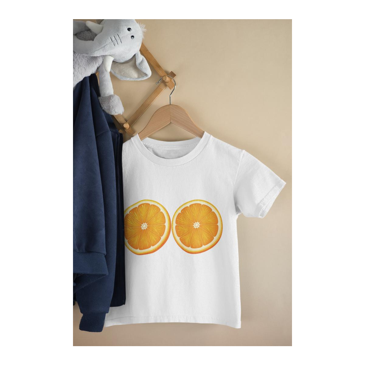 Kinder T-Shirt Realistische Orange