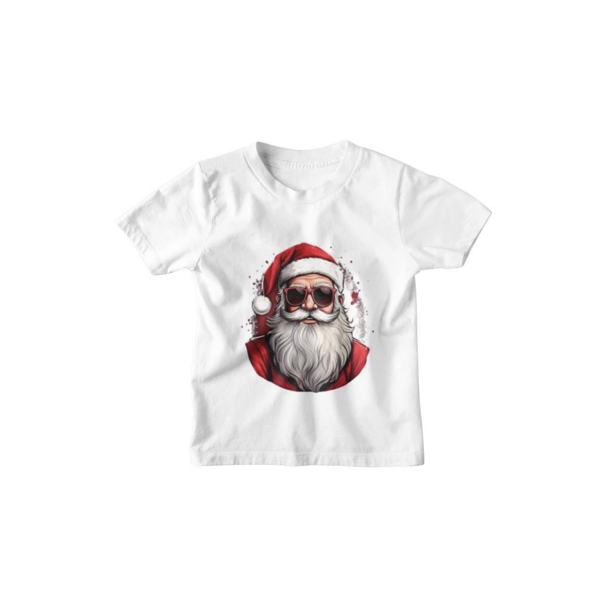 Kinder T-Shirt Santa mit Brille