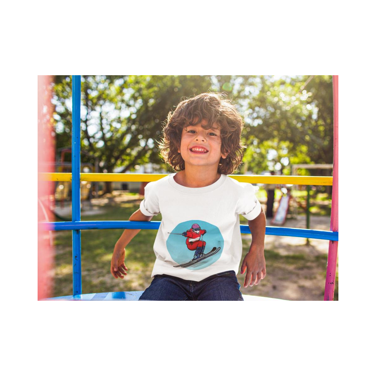 Kinder T-Shirt Ski-Cross