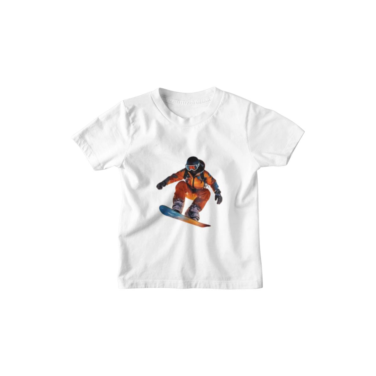 Kinder T-Shirt Snowboarder