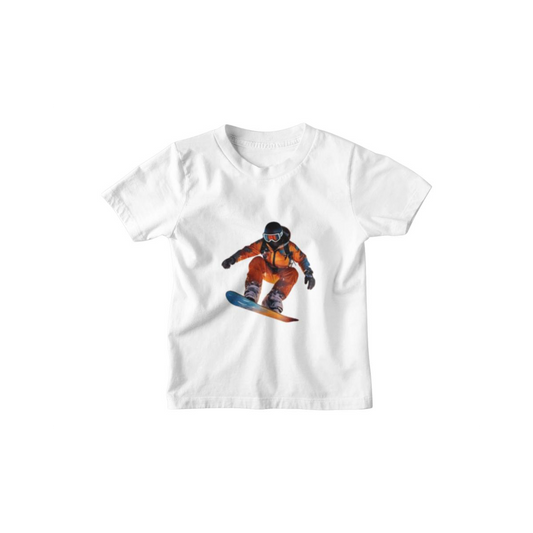 Kinder T-Shirt Snowboarder