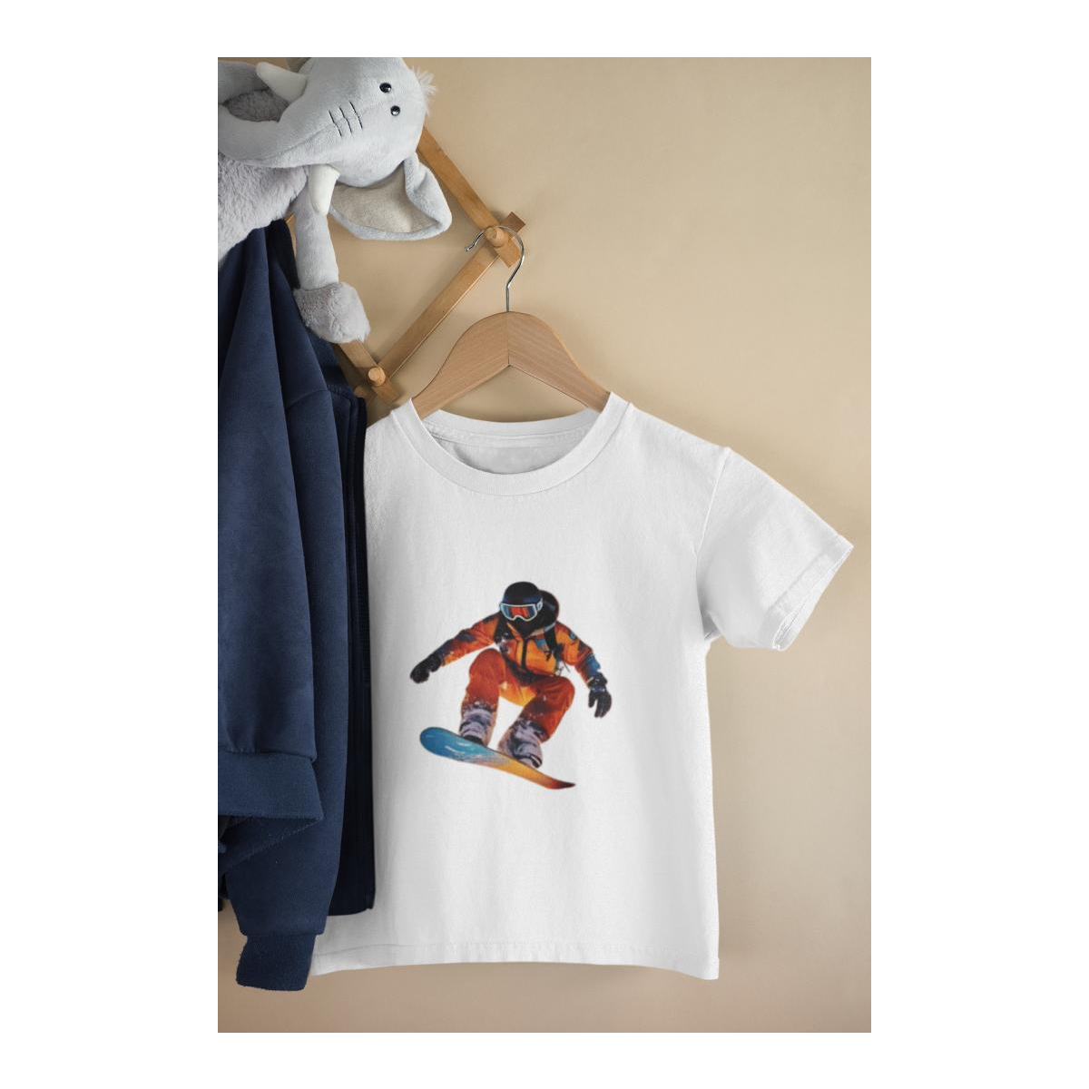 Kinder T-Shirt Snowboarder