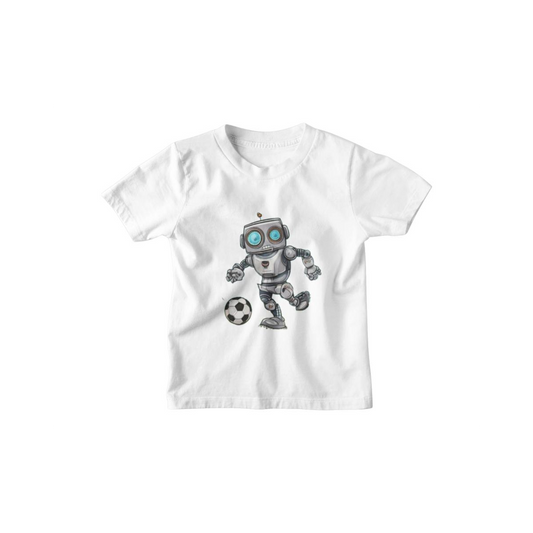 Kinder T-Shirt Soccer-Roboter