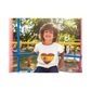 Kinder T-Shirt Spanien Flagge herzform
