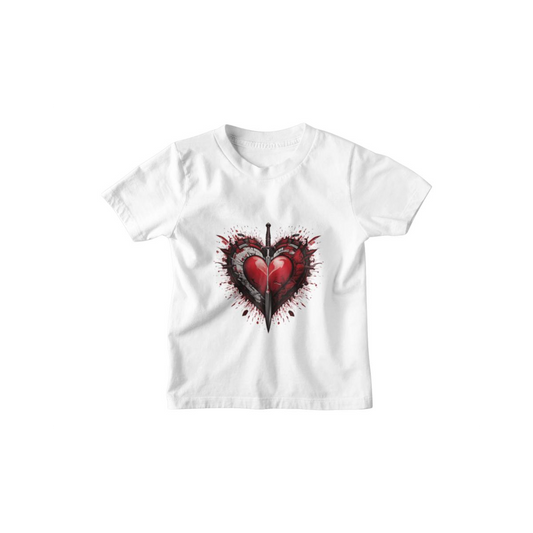 Kinder T-Shirt Sword Heart