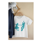 Kinder T-Shirt Tanzendes Paar 1 Silhouette