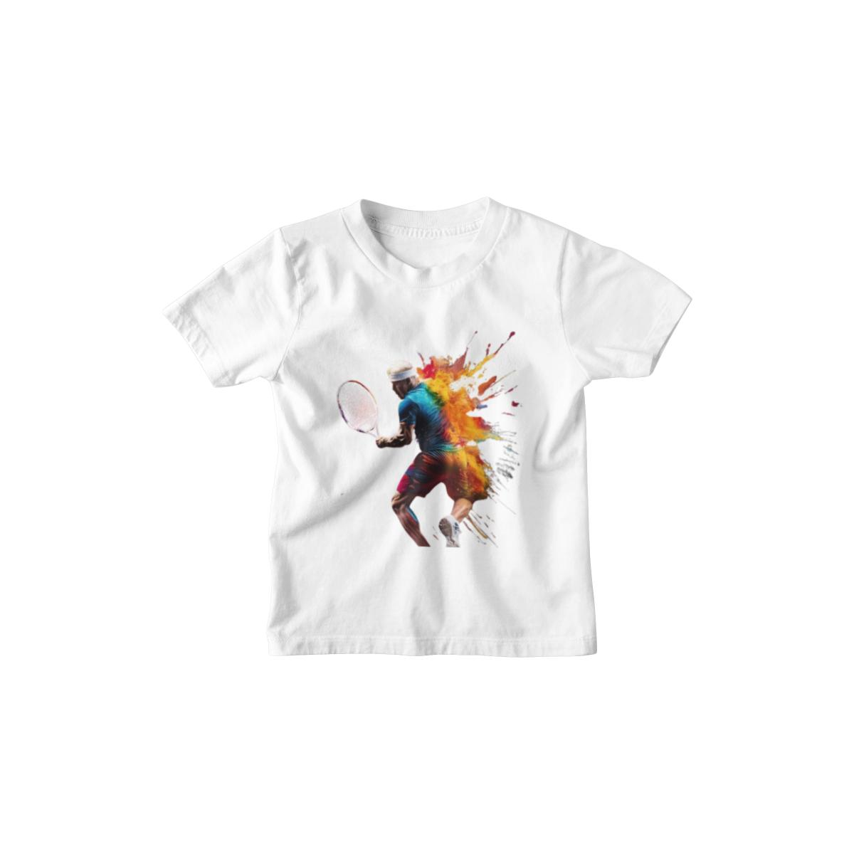 Kinder T-Shirt Tennispieler