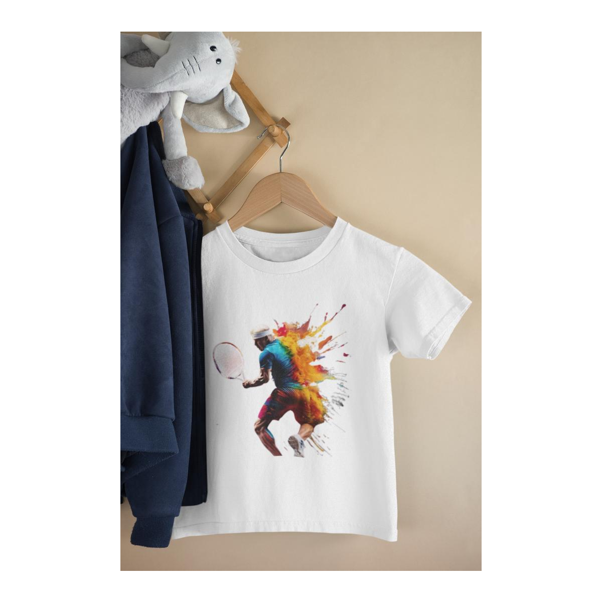 Kinder T-Shirt Tennispieler