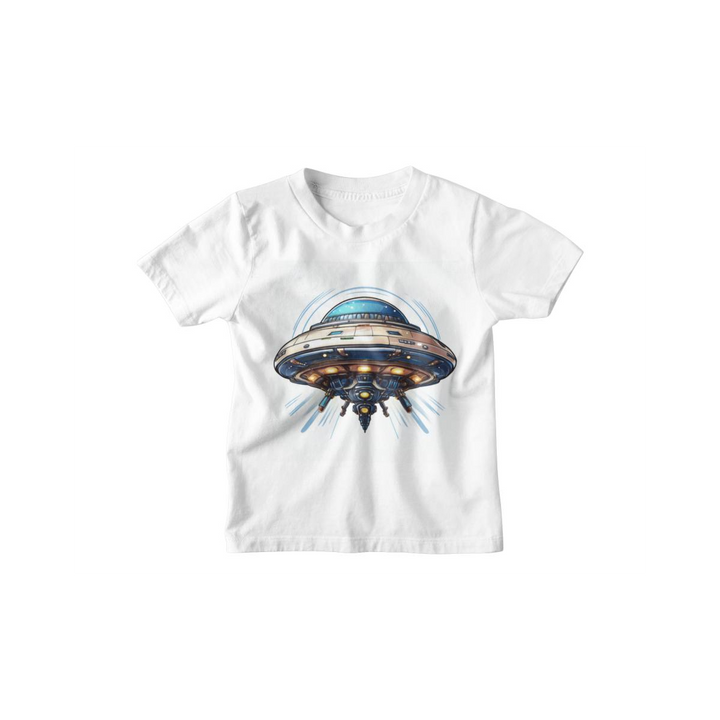 Kinder T-Shirt Ufo Raumschiff 7