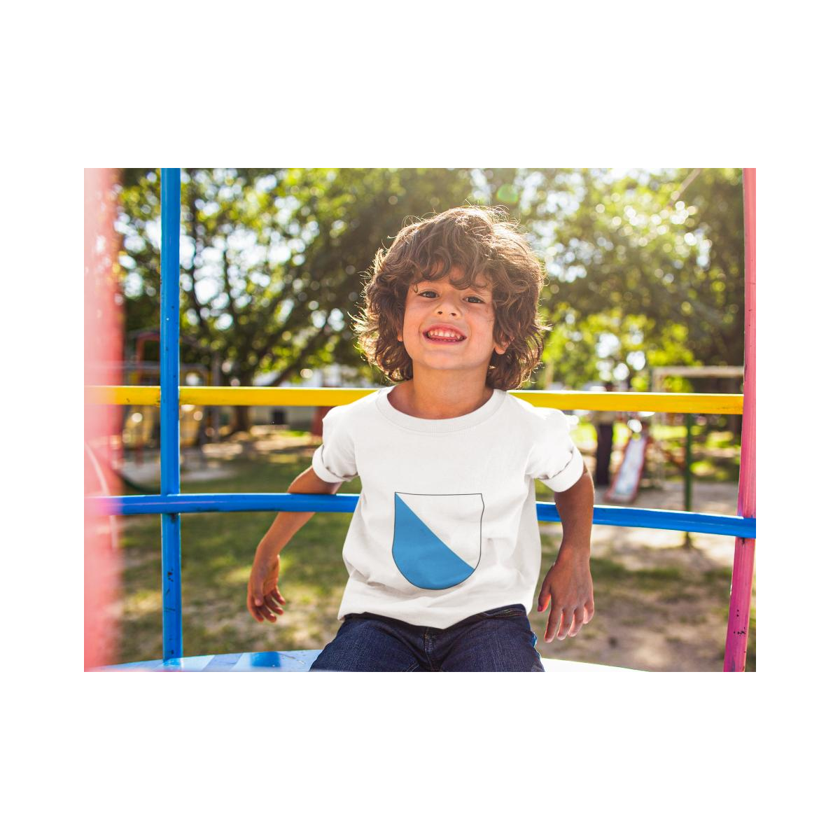 Kinder T-Shirt Wappen Kanton Zürich