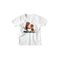 Kinder T-Shirt Zwei süsse Affen-Babies