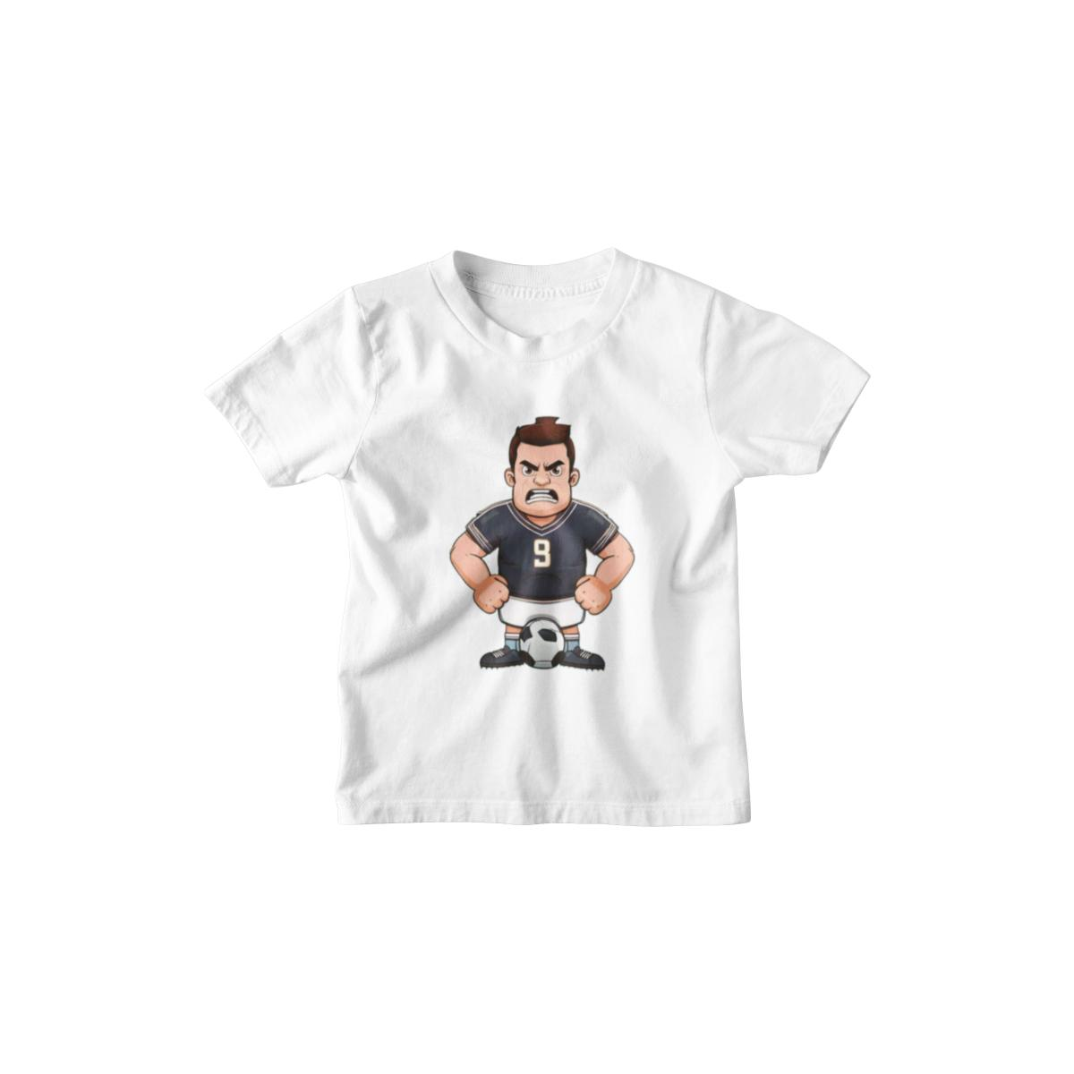 Kinder T-Shirt Angry Soccer-Player
