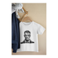 Kinder T-Shirt Black and White Frankenstein