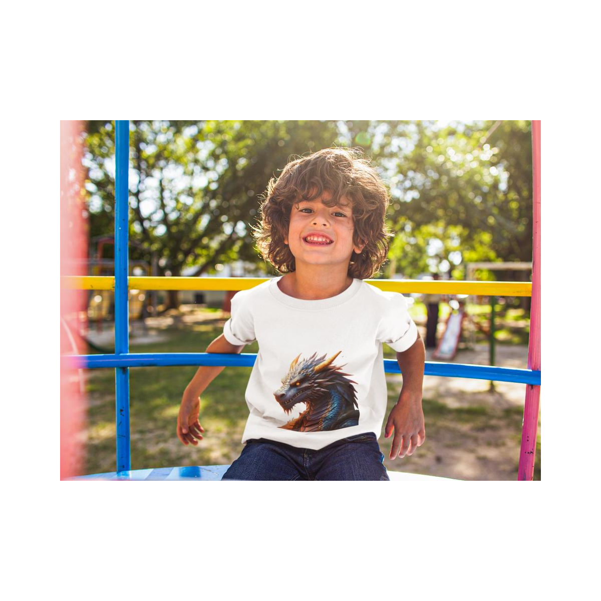Kinder T-Shirt Böser Anime Drachen