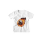 Kinder T-Shirt Brennender Fussball
