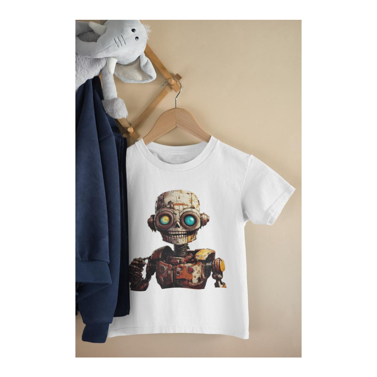 Kinder T-Shirt Crazy Roboter 2
