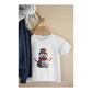 Kinder T-Shirt Fröhlicher Comic Schneemann