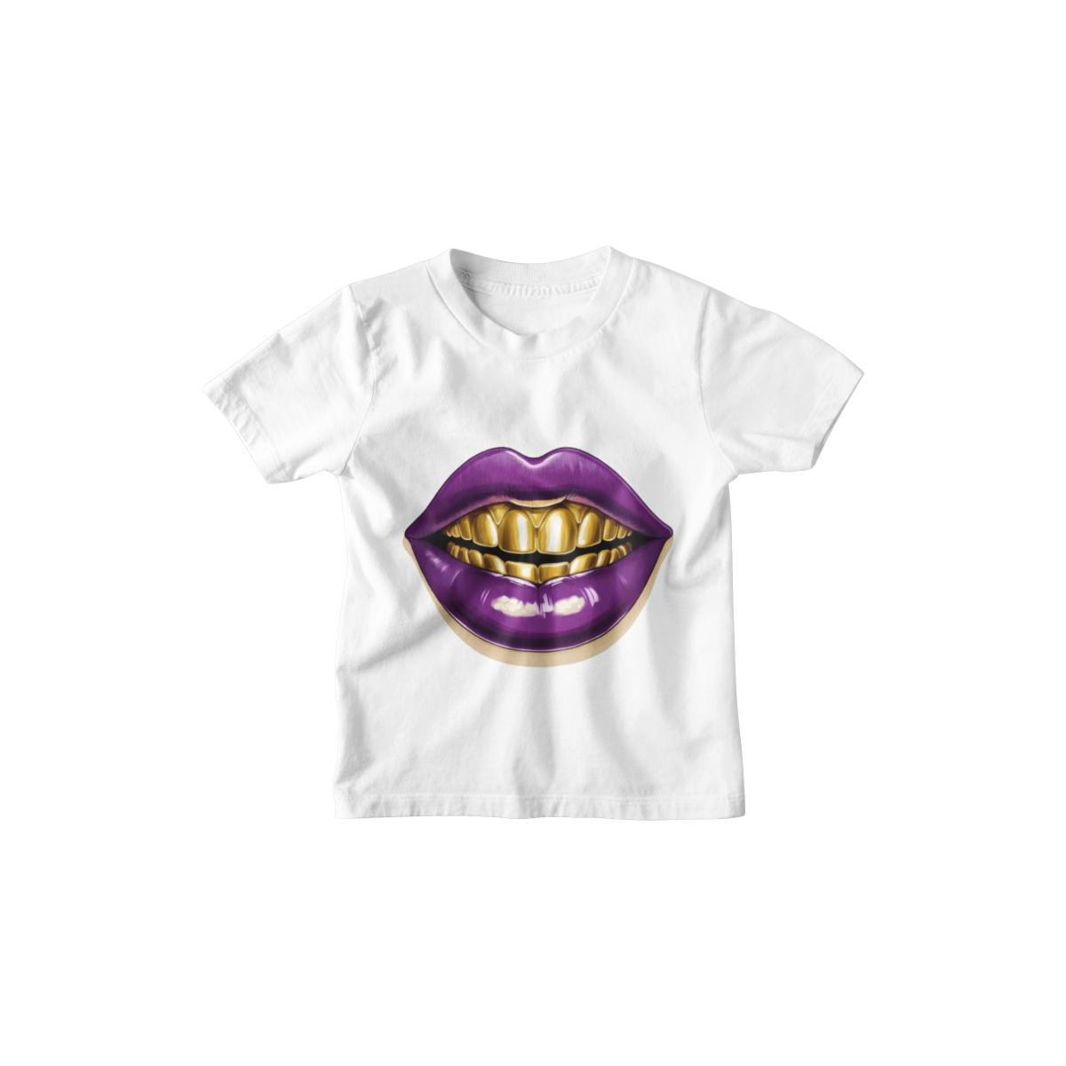 Kinder T-Shirt Goldenes Lächeln