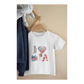 Kinder T-Shirt I Love USA